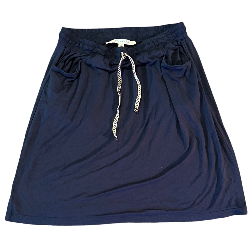 Max Studio Navy Skirt | Women’s S